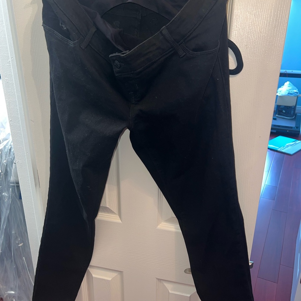 Old Navy Black Straight Leg Jeans